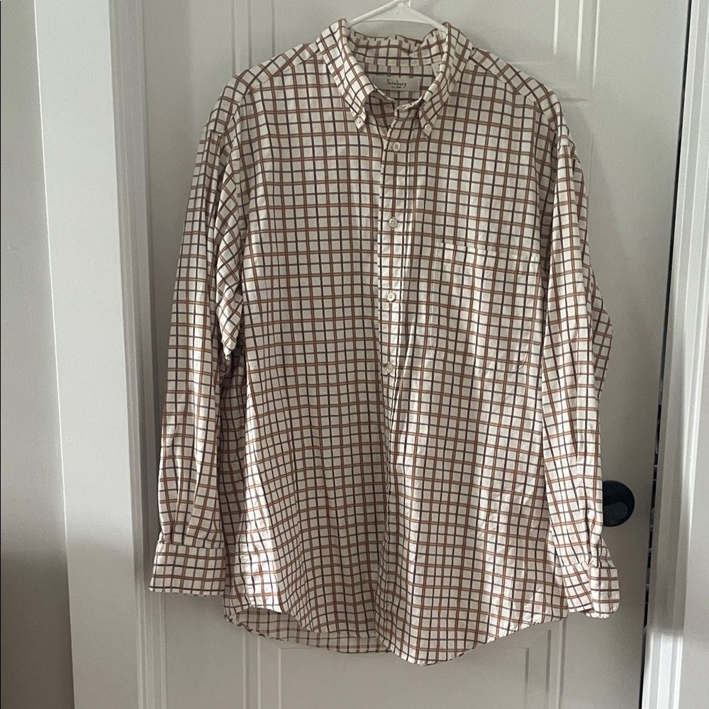 Turnbury Classic Tan Checkered Men's Shirt
